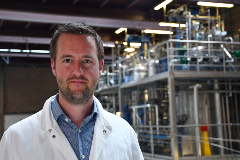 Dr. ir. Frederik De Bruyn, business development manager Bio Base Europe Pilot Plant te Gent