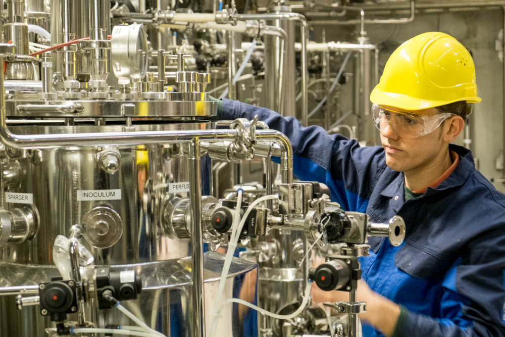 Bioreactor (fermentor) in de Bio Base Europe Pilot Plant
