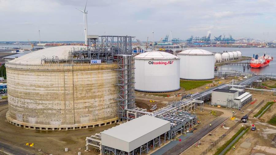 Largest butane storage tank in Europe inaugurated