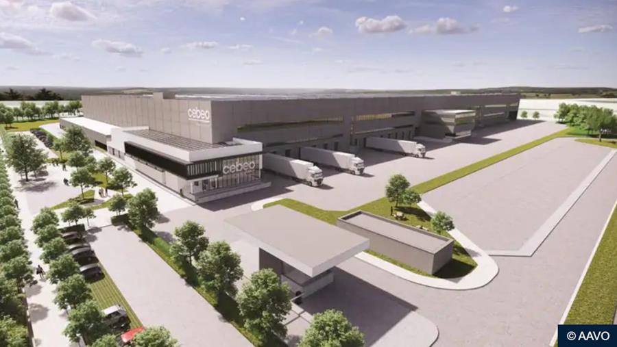 Nieuw Cebeo distributiecentrum in Doornik