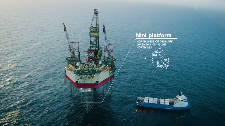 CO2 INEOS opgeslagen in Deense Noordzeebodem