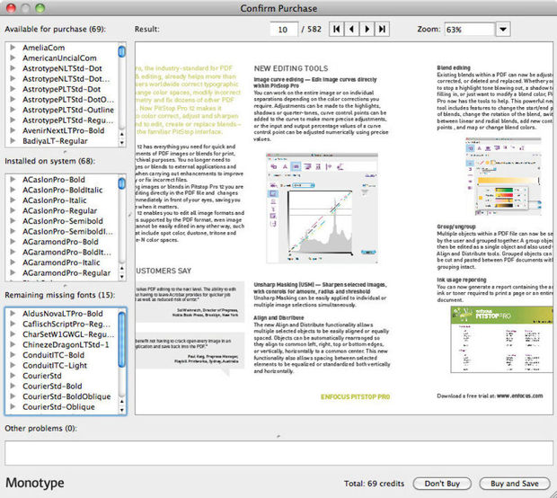Enfocus lost het probleem op van ontbrekende lettertypes in PDF's