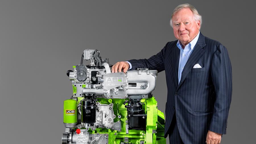 L'utilisation du moteur à hydrogène de JCB est approuvée