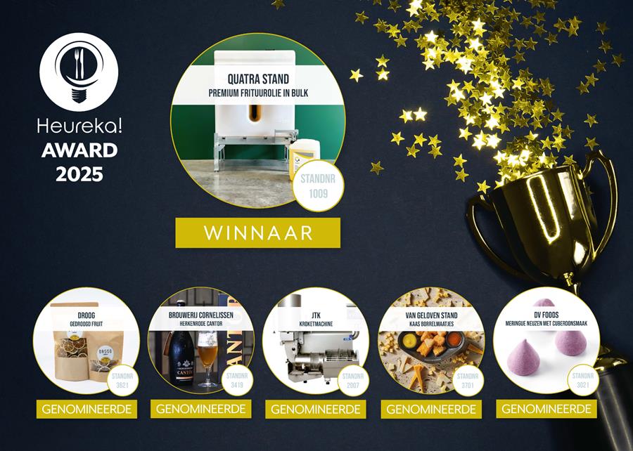 Quatra wint Heureka! Award 2025 met duurzame frituurolie