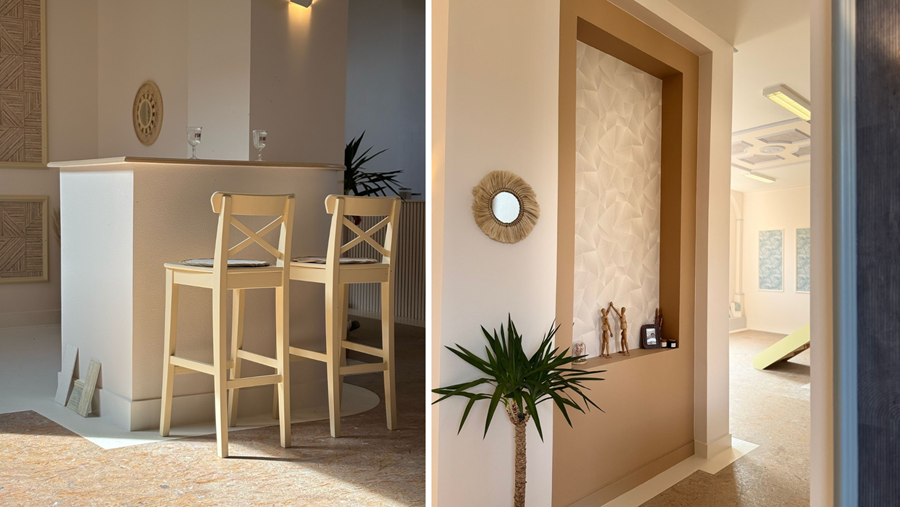 'Ibiza revisité' dans un espace plein d'ambiance