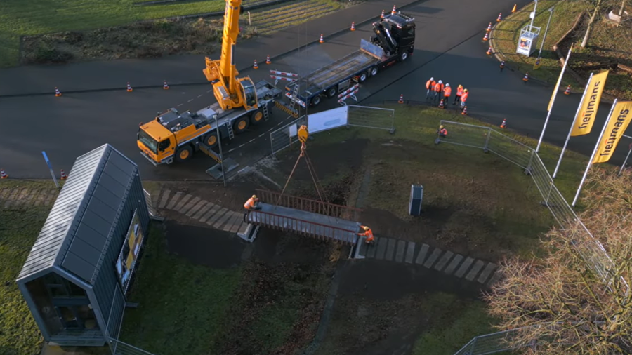 Le premier pont modulaire au monde en béton neutre en carbone